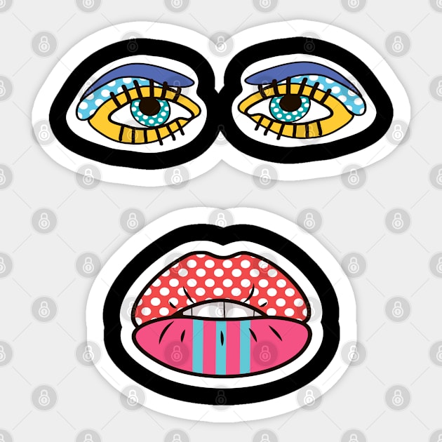 Face Cartoon Sticker by familycuteycom